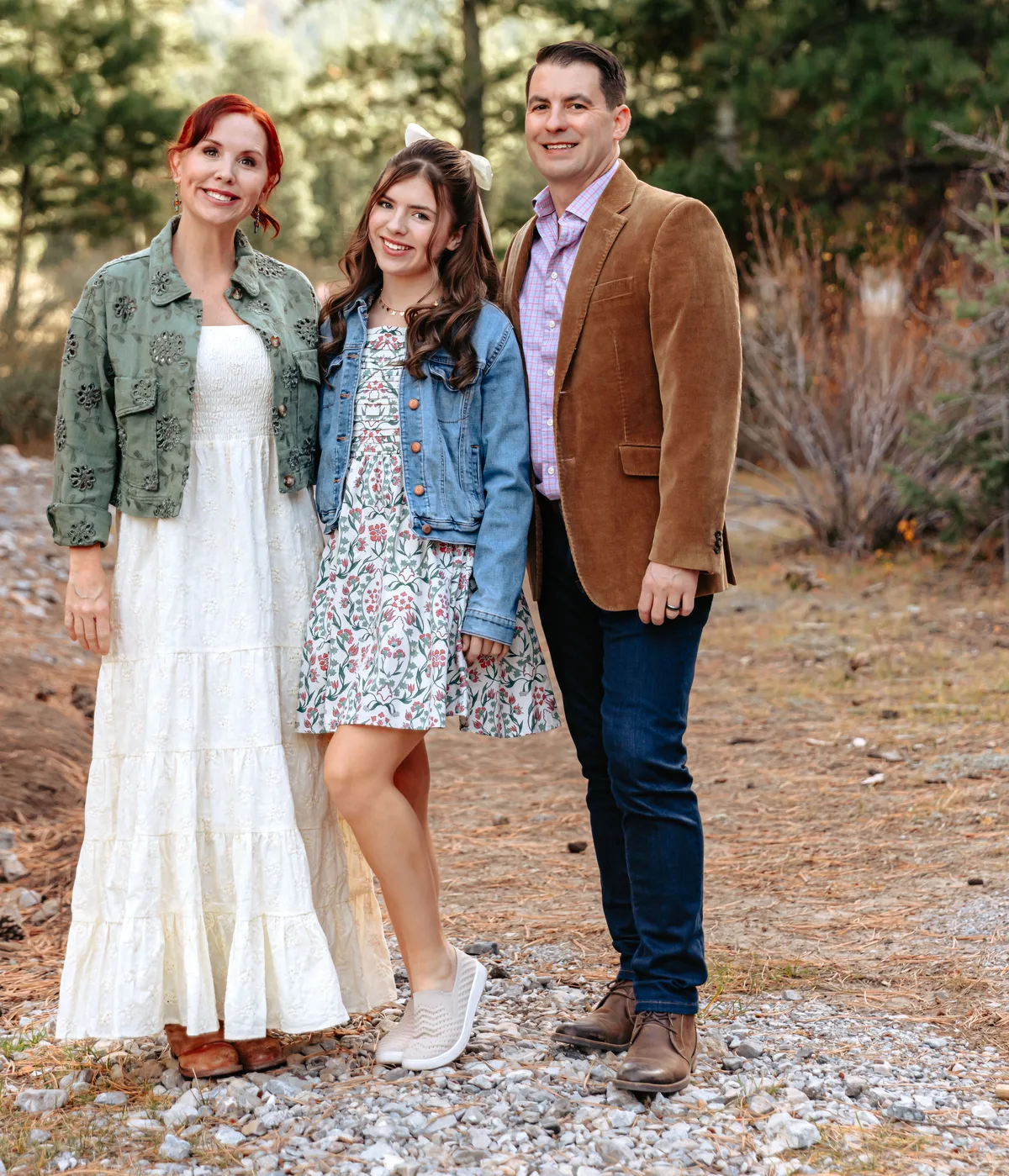 Craig and Adri Goodson with their daughter Aria.